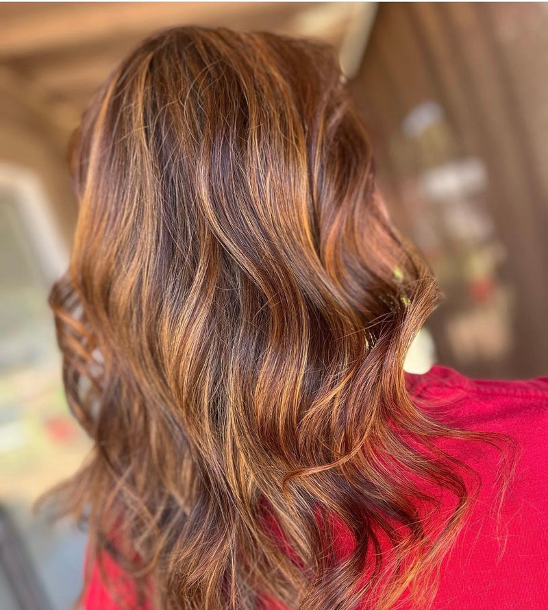 After — repaired hair
